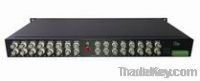 32-channel fiber optic video  transceiver