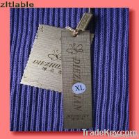 printed clothing label