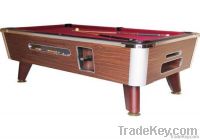 solid wood coin-operated pool table C001