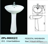 washbasin with pedestal(ZPL-9602)