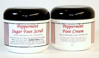 Peppermint Scrub & Cream Duo