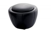 genuine leather round ottomans, stools of modern living room furniture, cheap price