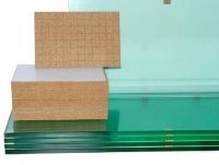 Cork pads for glass industry