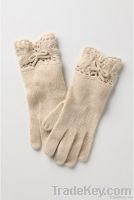 ladies fashion knitting glove for winter
