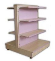 DOUBLE SIDE WOODEN DISPLAY STAND