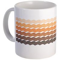 Multi-Colored Border Mug