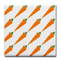 Carrot Tile Coaster