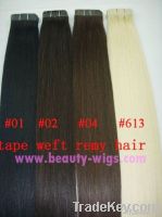 Tape hair extensions