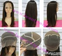 Human hair Full Lace Wigs