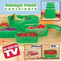 Always fresh containers