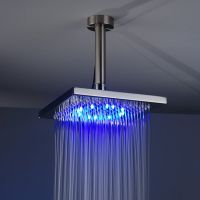 LED overhead shower