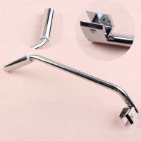 Adjustable wall to glass support bar stainless steel material