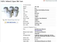 140nm/2 spun silk yarm