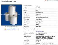 spun silk yarn