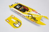 High Speed 30cc/26cc G30f Tiger Shark Racing Gasoline Rc Boat Model With Welbro Carbutor