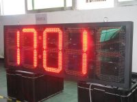 led time and temperature display