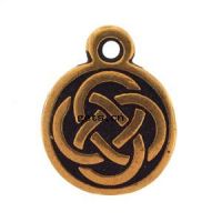 925 sterling silver pendant, with 14k Gold plated
