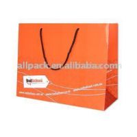 orange paper bag