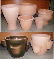 Flower and planter pot