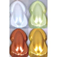 Synthetic mica pearlescent pigments