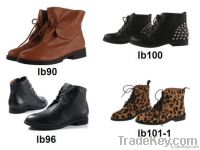 polular lady boots, women boots, PU ankle boots