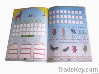 fashion children educational book with Arabic