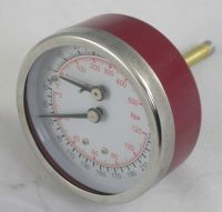 temperature & pressure gauge