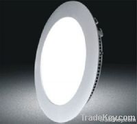 LED panel light with round one and square one square LED panel light