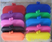 Portable silicone coin purse holder for promotion gift