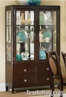 Wooden dining Cabinet, Curio Cabinet, display glass cabinet