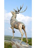 lifesize stag sculpture