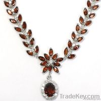 Garnet necklace