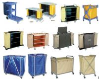 housekeeping cart;room service cart;laundry cart;maid cart;cleaning