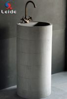 Column pedestal basin, stone pedestal sink, stone sink LD-F047