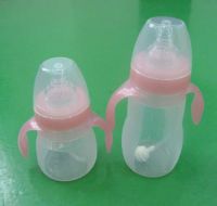 BPA free silicone baby feeding bottle unbreakable