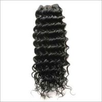 silky curly 100% remy human hair extension