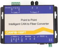 CANFIB-100PT(Intelligent CAN to Fiber Converter (Point to Point)) CAN Bus to Fiber Bridge, CAN to Fiber Gateway, Free Shipping