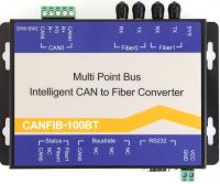 CANFIB-100BT(Intelligent CAN to Fiber Converter (Multi-Drop Bus)) CAN Bus to Fiber Bridge, CAN to Fiber Gateway, Free Shipping