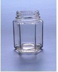 Hexagon Glass Jar