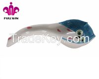 Ceramic Soup Spoon With  Owl Design