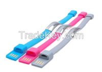 2.0A male to female Micro bracelet USB Cable