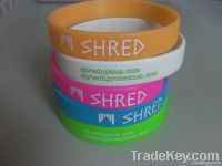 Printed silicone wristbands/promotion wristbands