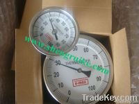Industrial Bimetal Thermometer with back connection