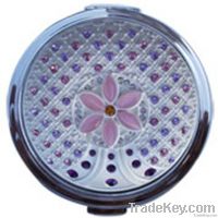 Lovely Metal Cosmetic Mirror Case