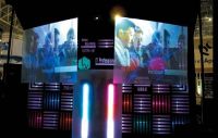 Transparent Rear projection film for trade show with low price