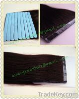 Remy Thin Pre-Taped Seamless Hair Extension, 0.6cm wide, 20pcs per bag