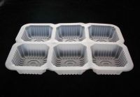 food grade transparent plastic cake tray, biscuit tray