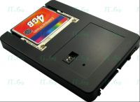 Dual CF Raid to SATA 2.5 adapter with card case