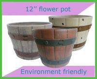 Garden Wooden Flower Pot 