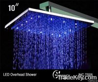 10'' Brass LED Top Shower